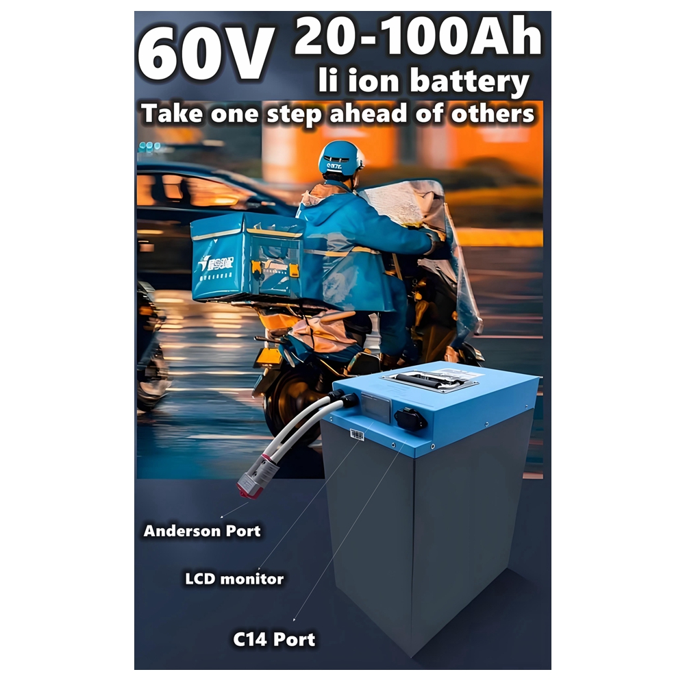 60V 50Ah Electric Scooter Battery - HS 60V Scooter li ion batterie
