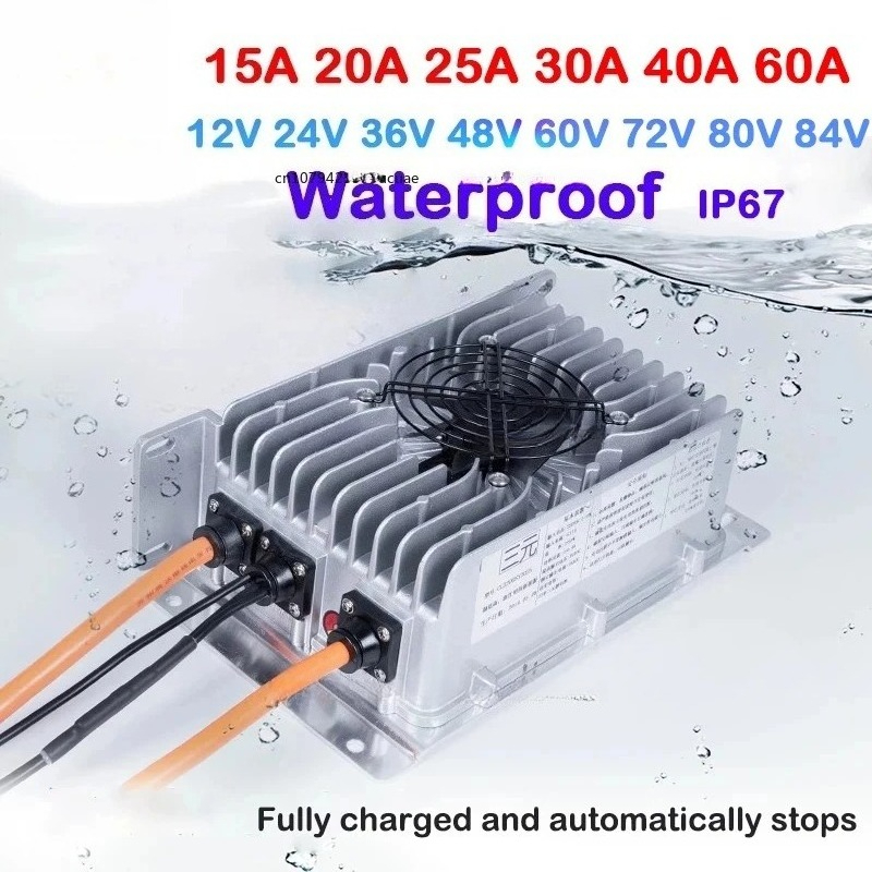 72V 15A Fast Charger - Chargeur de batterie au Lithium Li-ion