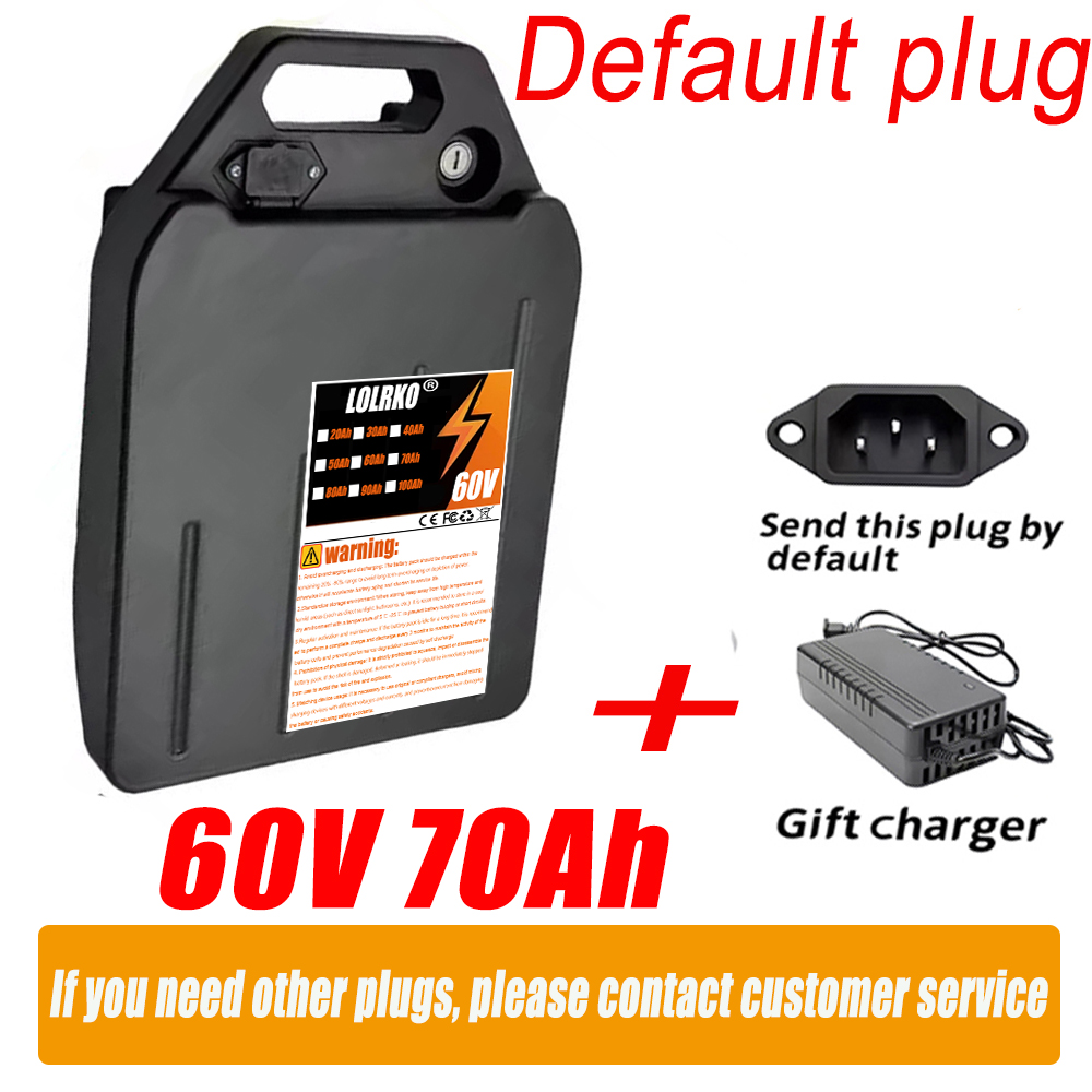60V 50Ah Electric Scooter Battery - Batterie au lithium pour véhicule électrique
