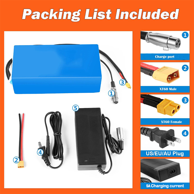 Batterie de vélo électrique 48 - 72V 50Ah 21700 Lithium Battery avis et prix