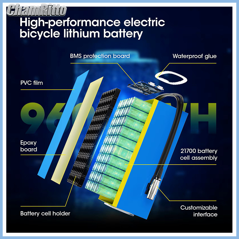 Batterie de vélo électrique 48 - 72V 50Ah 21700 Lithium Battery avis et prix
