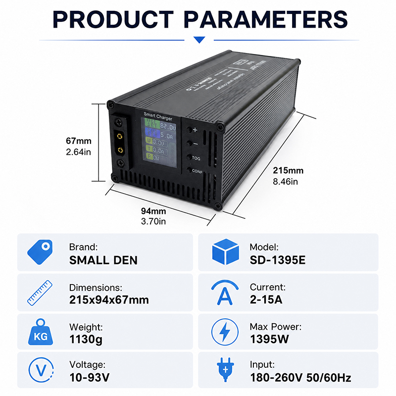 Chargeur rapide intelligent de - 84V 20A Smart Charger avis et prix
