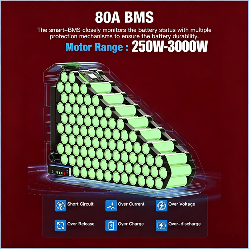 Vélo électrique 60v 72v 3000w  - 72V 50Ah 21700 Lithium Battery avis et prix