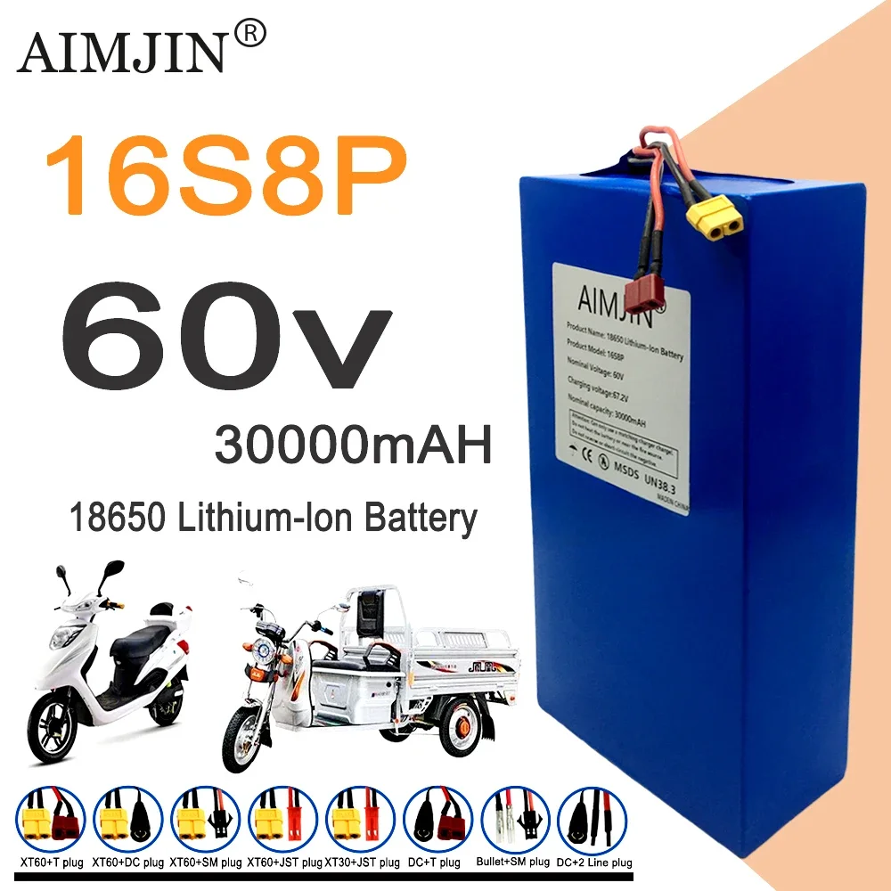 Batterie au lithium 16S8p 1000 - 60V 50Ah Electric Scooter Battery avis et prix