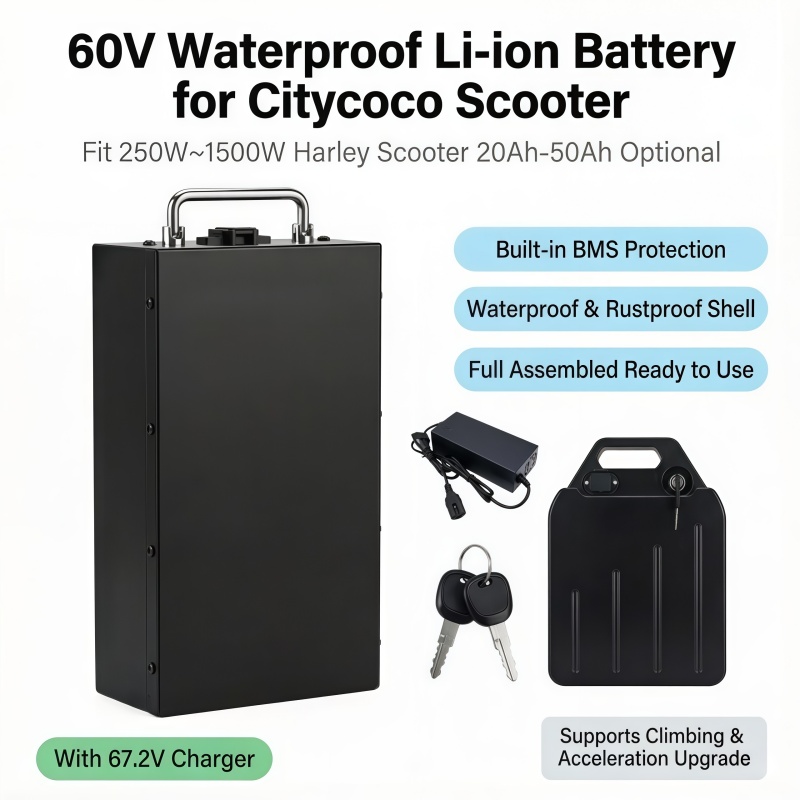 Batterie au lithium 60V à écha - 60V 50Ah Electric Scooter Battery avis et prix