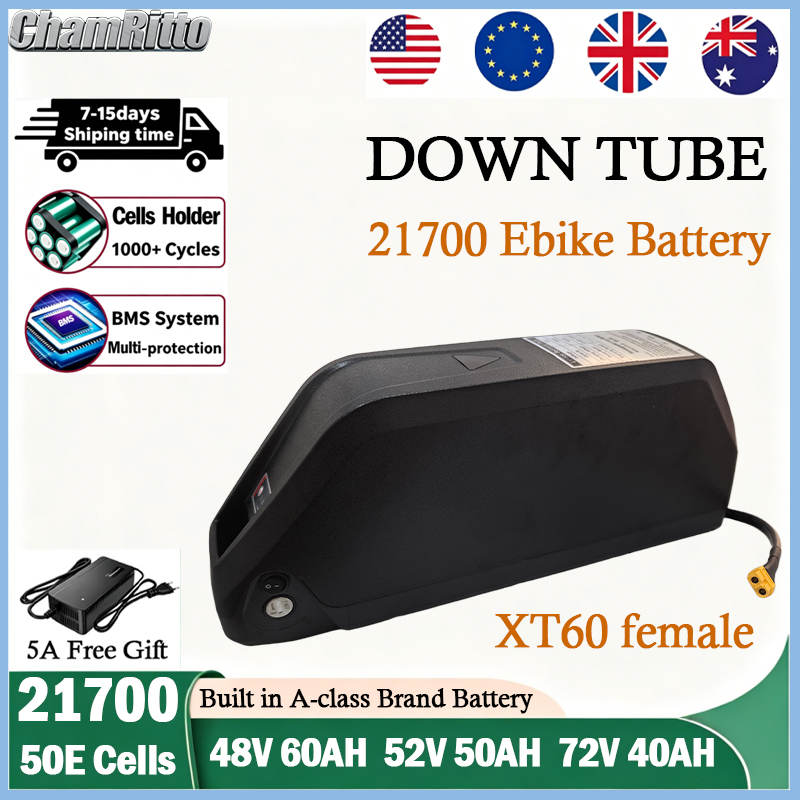 Batterie de vélo électrique 48 - 72V 50Ah 21700 Lithium Battery avis et prix