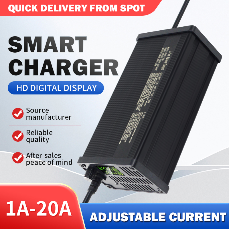 Chargeur de batterie au Lithiu - 72V 15A Fast Charger avis et prix