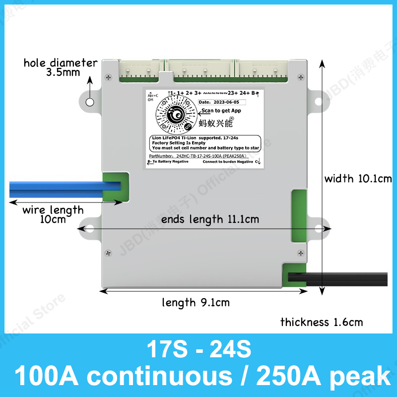 Carte de protection ANT BMS 17 - 84V 50A Smart Bms Bluetooth avis et prix