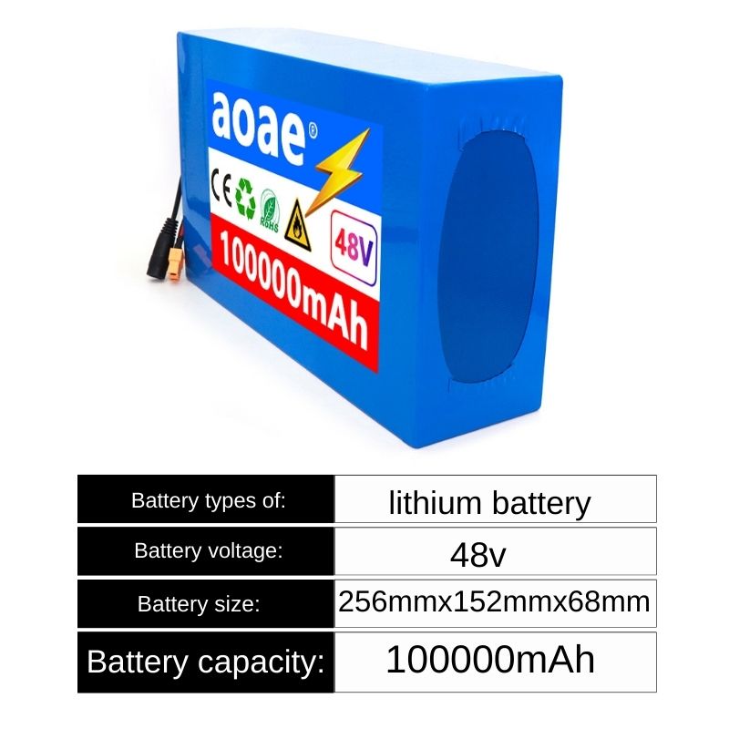 Batterie au lithium 13S8P 48V  - 60V 50Ah Electric Scooter Battery avis et prix