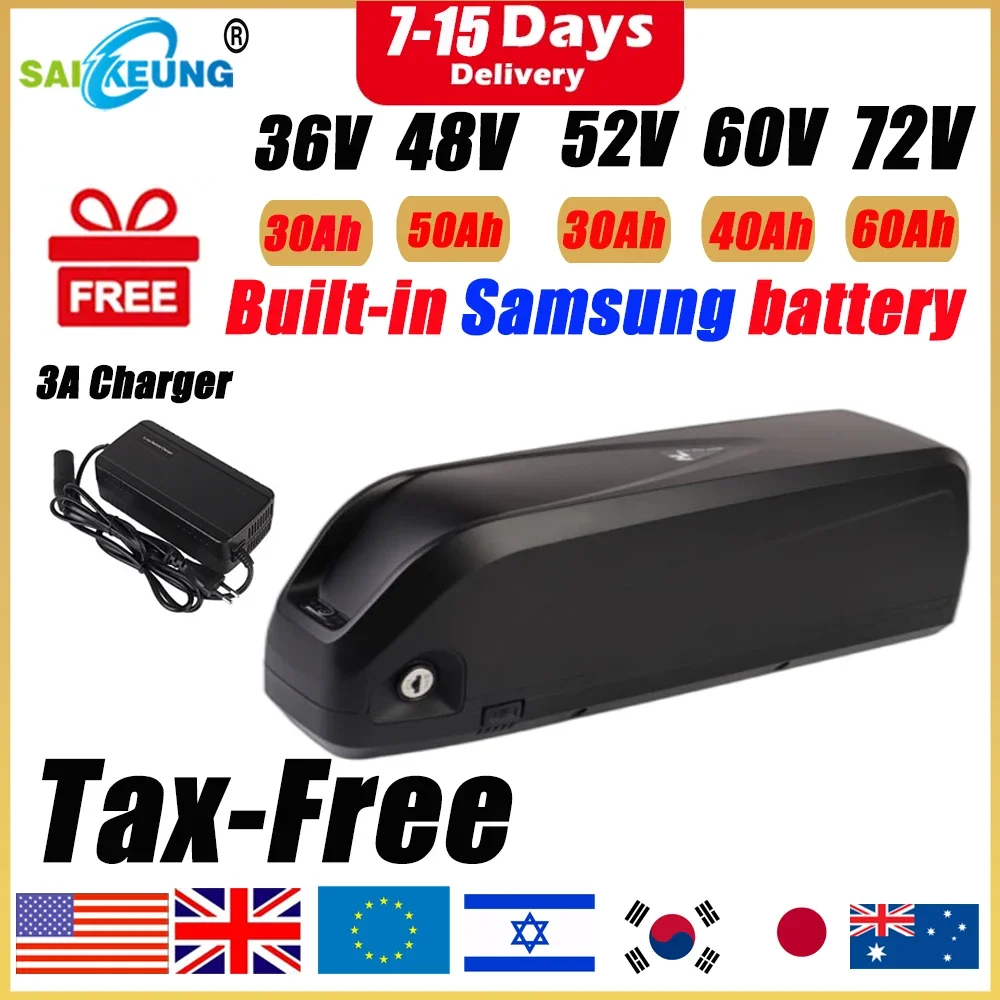 Hailong Polly 48V 52V 60V 36V  - 72V 40Ah Lifepo4 Battery Pack avis et prix